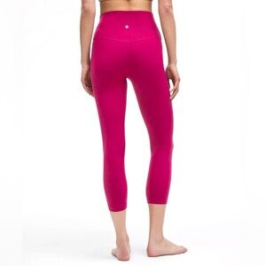 Lululemon Align Crop *21" Ruby Red